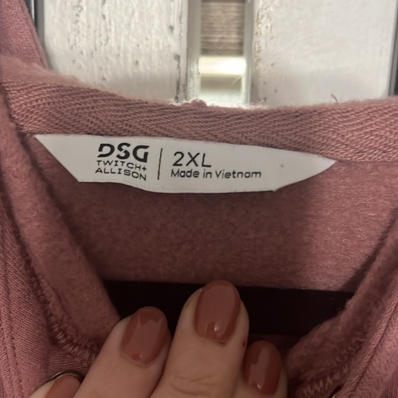 Dusty pink hoodie - Picture 3 of 4